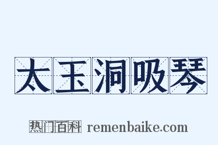 太玉洞吸琴是什么意思的图片